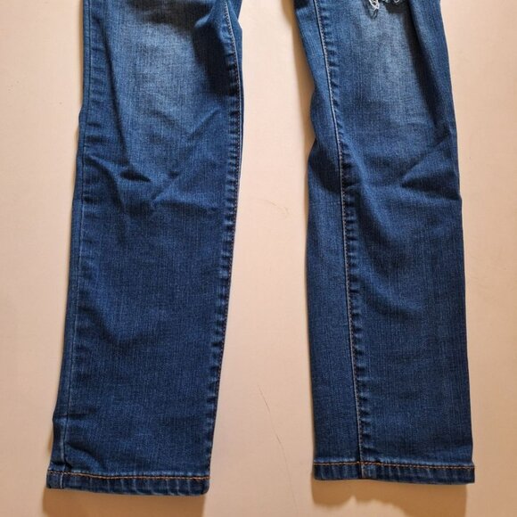 Aero High Rise Womens Size 6 Ripped Distressed Blue Jeans Regular - Picture 10 of 13
